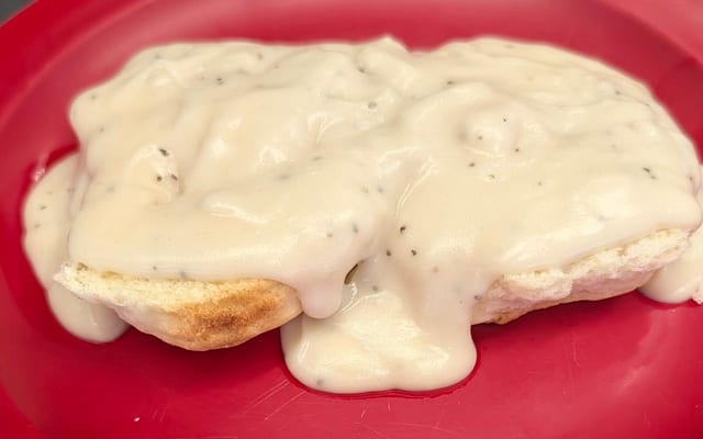 Biscuits & Pepper Gravy.