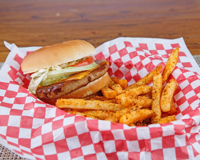 Quarter Pound Turkey Burger.