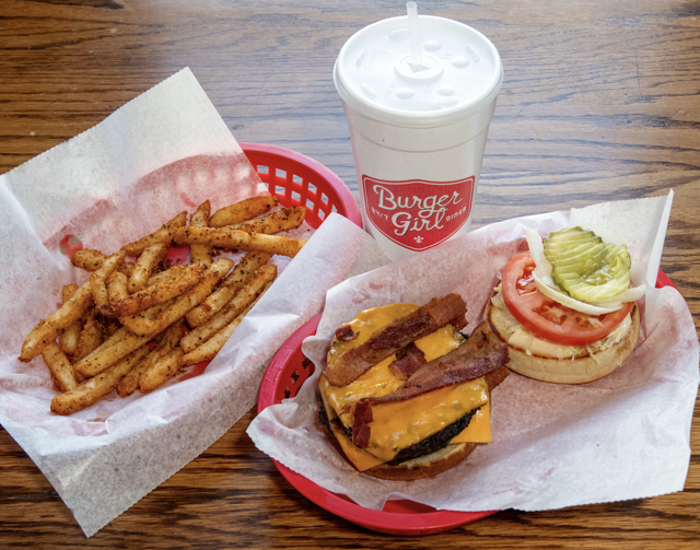 Dan's Double Up Burger.