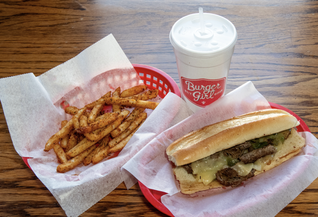 Keegan's Philly Cheese Steak Hoagie.