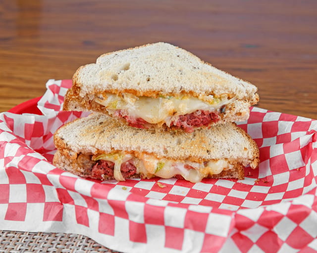 Classic Reuben.