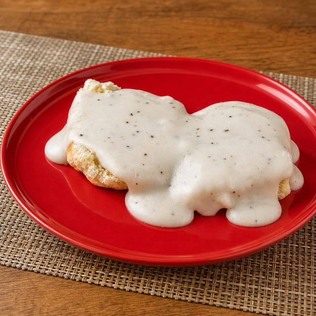 Biscuits & Pepper Gravy.