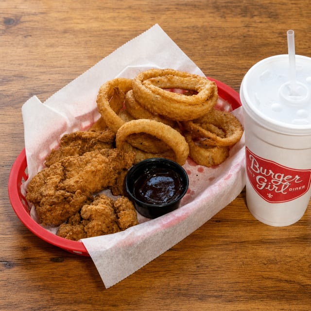 Chicken Tender Basket Combo.