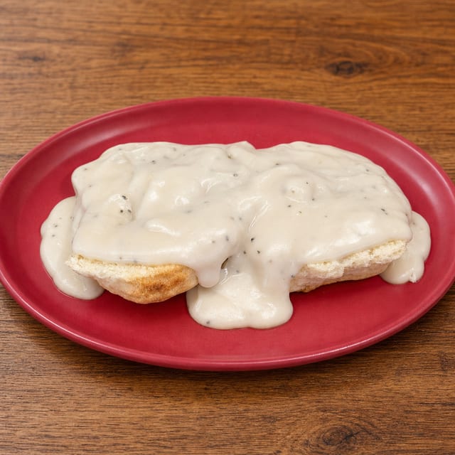 Biscuits & Pepper Gravy.