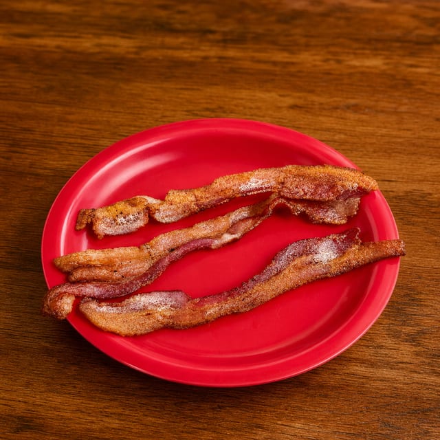 3 Slices of Bacon.