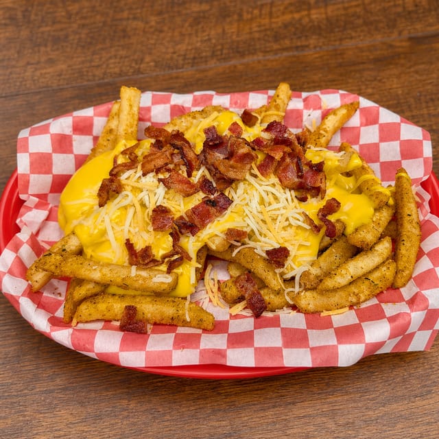 Loaded Cheddar Cheese Fries.
