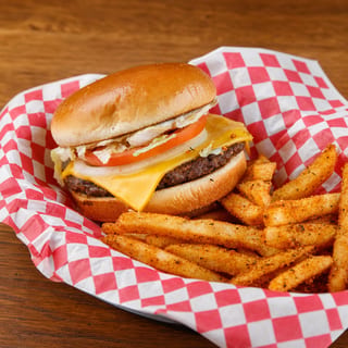 Quarter Pound KY Bison Burger with Cheese
