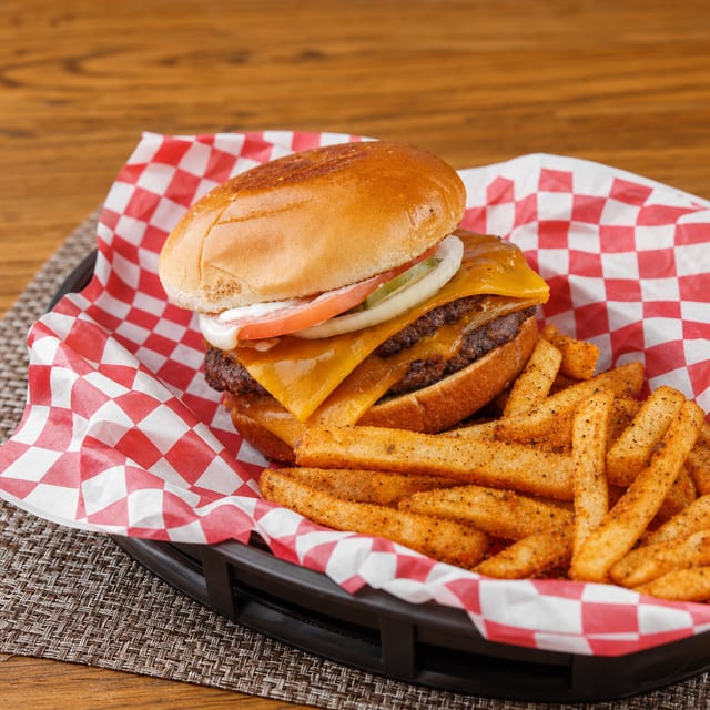KY Double Quarter Pound Bison Burger.